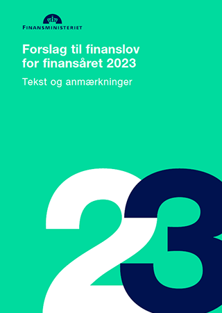 Forsidebillede til Forslag til finanslov for finansåret 2023
